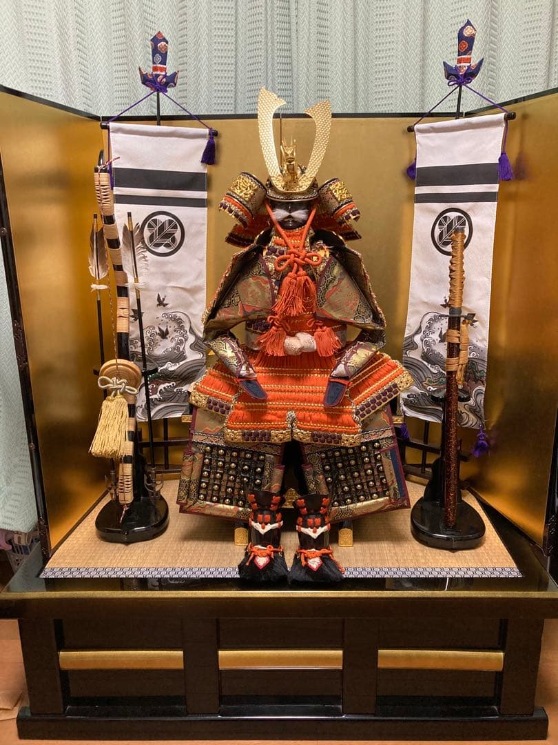 緊急大幅値下‼️✨中古品ですが超超美品‼️見て感動！甲冑鎧兜　大鎧　京都　加茂芳春作 緊急大幅値下‼️✨中古品ですが超超美品‼️見て感動！甲冑鎧兜 大鎧