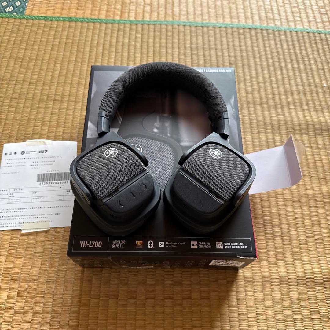 美品YH-L700A Amazon.co.jp: ヤマハ(YAMAHA) ワイヤレスヘッドホン YH-L700A(B