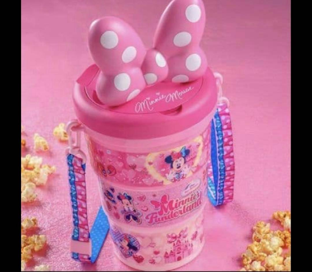 ミニー　パルパルーザ　ポップコーンバケット【新品未使用】ファンダーランド 新品未使用◇ ミニーのファンダーランド パルパルーザ ポップコーン