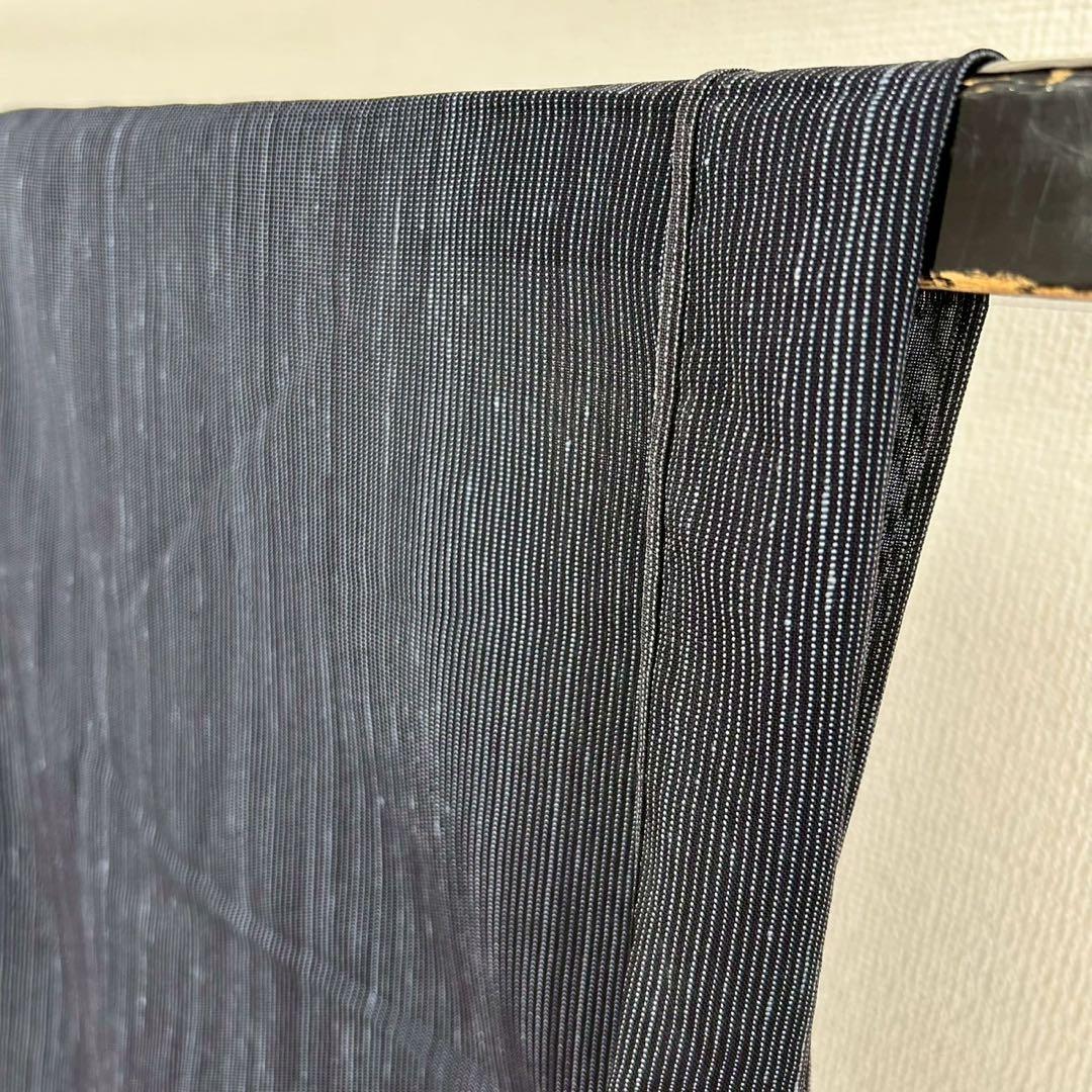 身幅大きめ 夏着物 裄69.5紗織 藍染め やまとお誂え 希少サイズT-7157