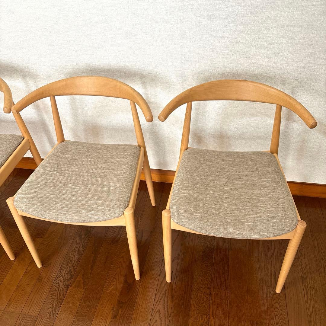 美品】直接お渡し ニトリ Nコレクション ダイニングチェア 4脚セット