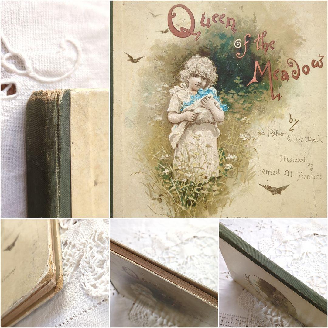 超稀少1888ハリエットベネット絵本 洋書 児童書 アンティーク