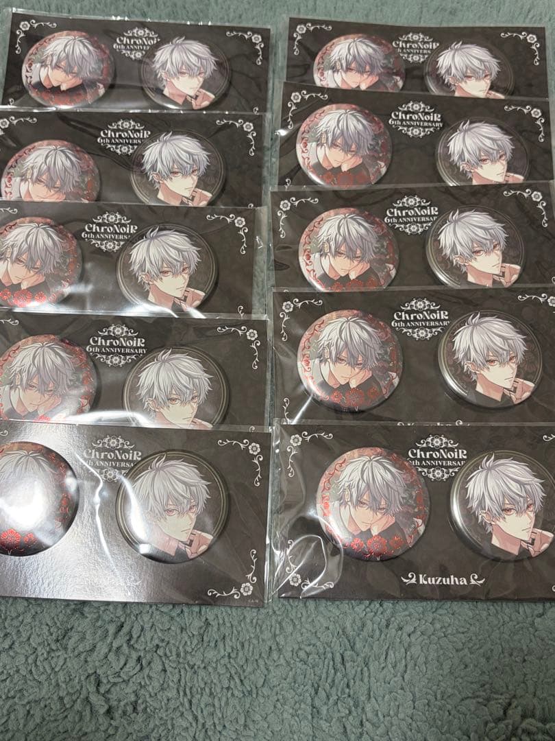 ChroNoiR 6周年 葛葉 缶バッジ ChroNoiR 6th ANNIVERSARY】箔押し缶バッジセット｜にじさんじ