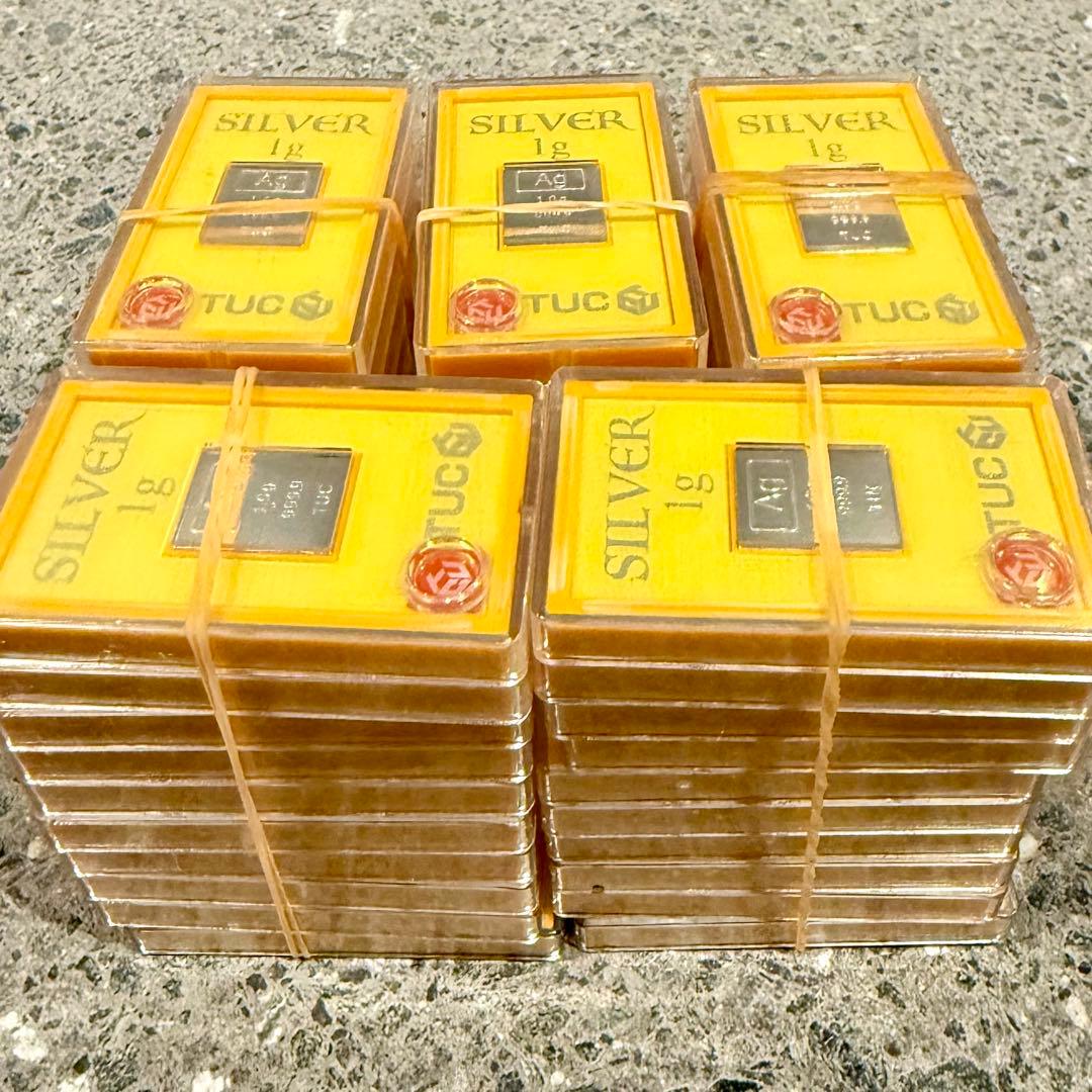 TUC Silver 1g 純銀景品 50個 シルバー 銀 - メルカリ