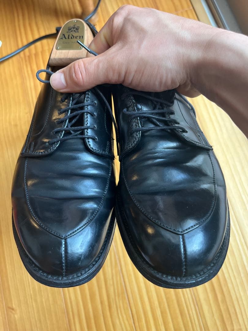 Alden　コードバン　Vチップ　7.5D オールデン