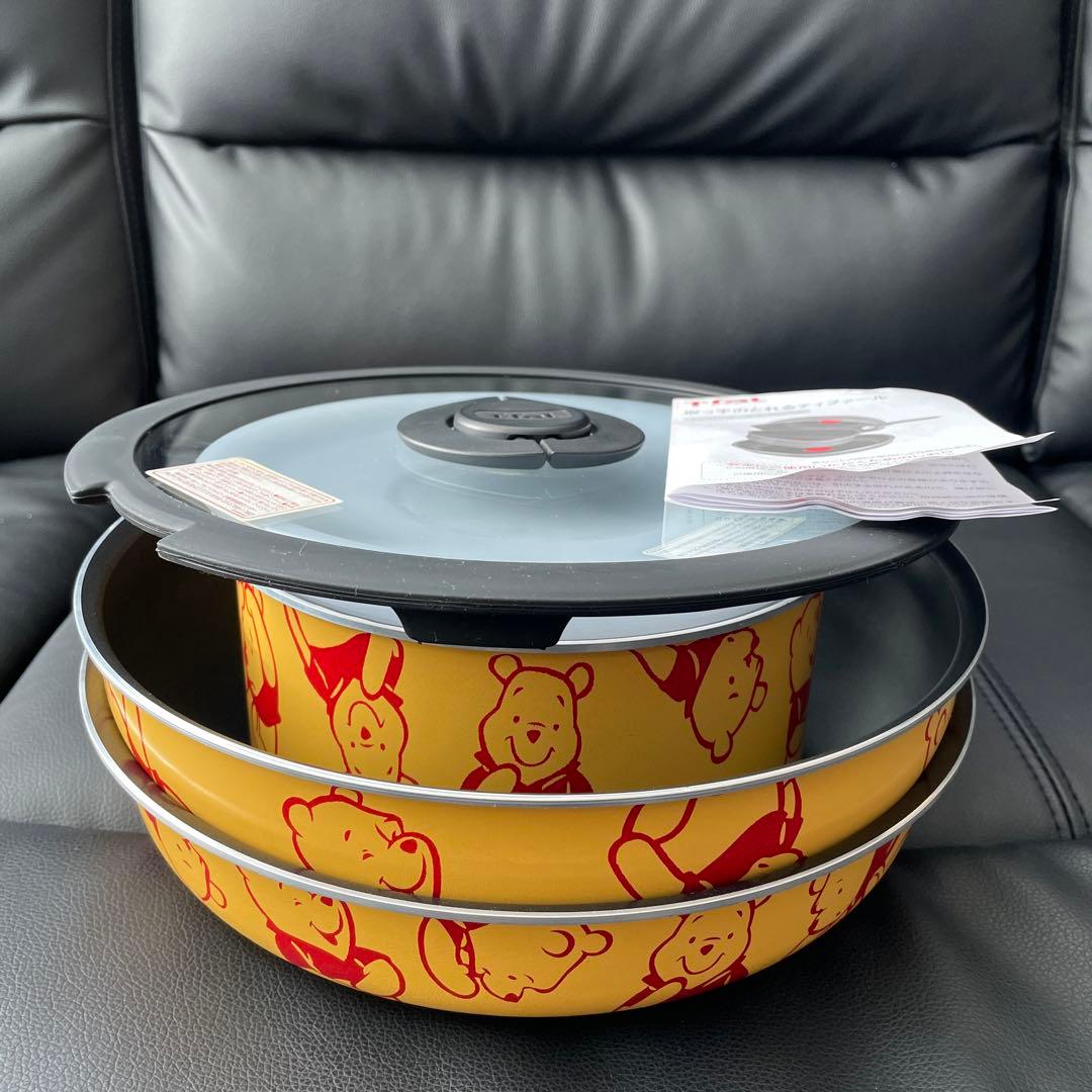 ティファール　プーさん鍋フライパン7点セット　新品　キッチン￼ 可愛い　新生活 Amazon.co.jp: ティファール 鍋 フライパン セット 「インジニオ・ネオ