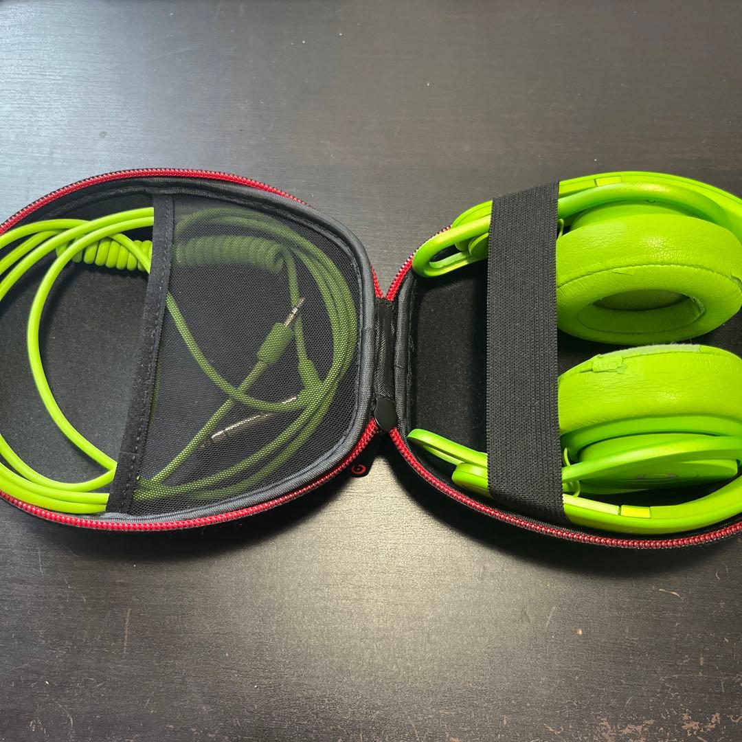 beats mixr ヘッドホン 黄緑 - メルカリ