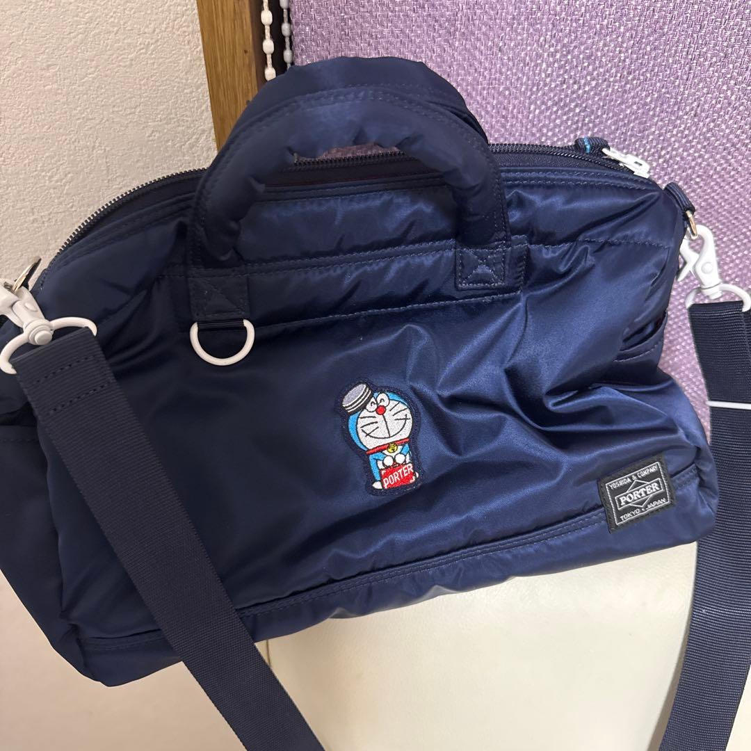 PORTER ドラえもん ネイビー ショルダーバッグ ドラえもん x PORTER(ドラえもん x ポーター) SHOULDER BAG | 吉田