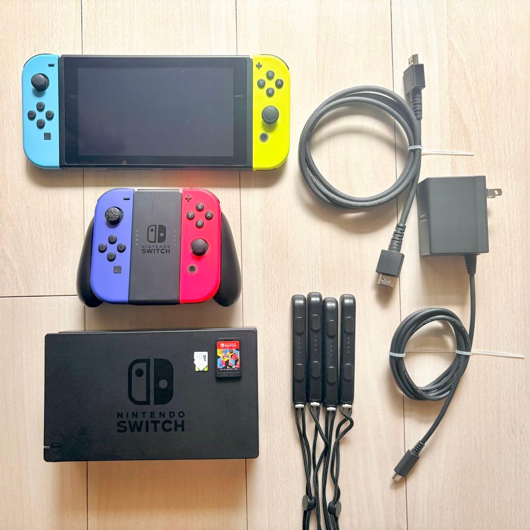 Nintendo Switch 本体 カラフル Joy-Con 付属品付き Amazon.co.jp: 【任天堂純正品】Joy-Con(L) ネオンパープル/(R) ネオン