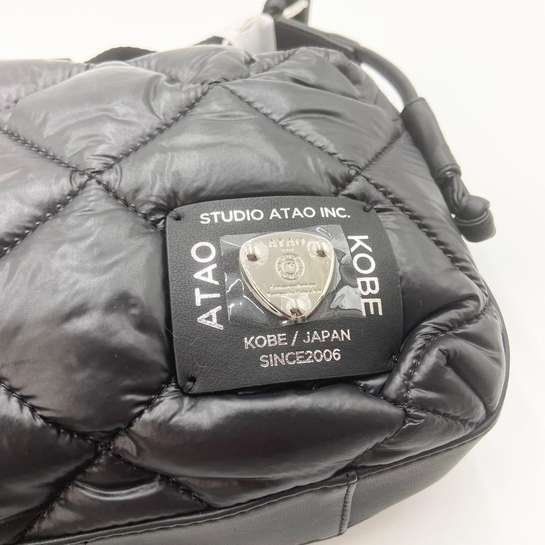 新品未使用 ATAO アタオ コラッツァ ショルダーバッグ キルティング 黒