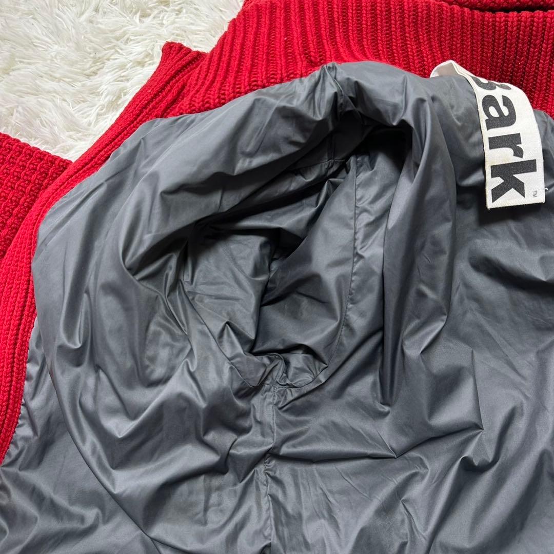 希少カラー バーク ダッフルコート 編み込みジャケット アウター 肉厚