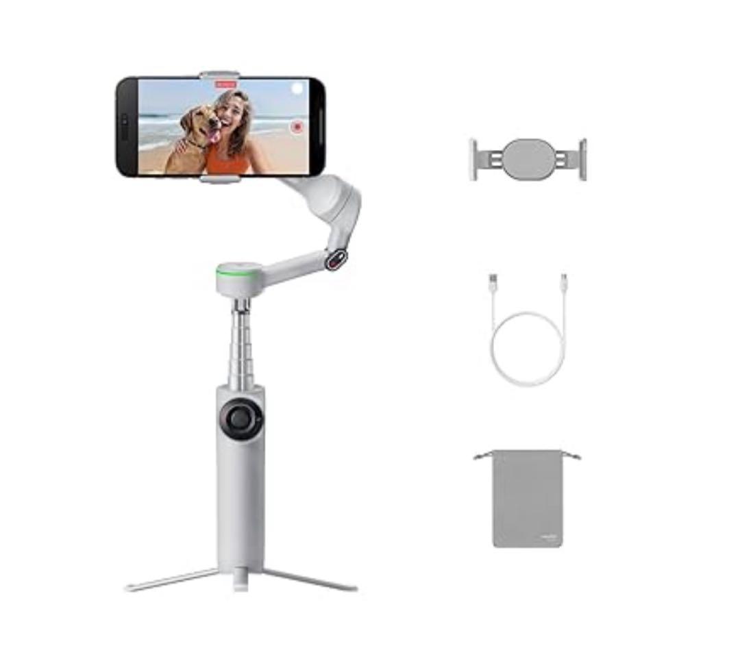 Insta360 Flow 2 Pro 通常版 グレー AIスマホジンバル 51p98hojgRL._AC_UL210_SR210,