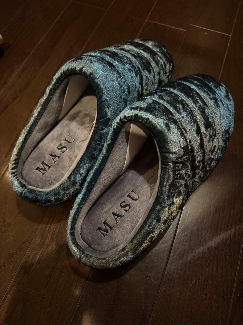 SUBU × MASU VELVET SANDAL EMERALD サイズ1 MASU(エムエーエスユー)のSUBU VELVET SANDALの通販｜PALETTE art