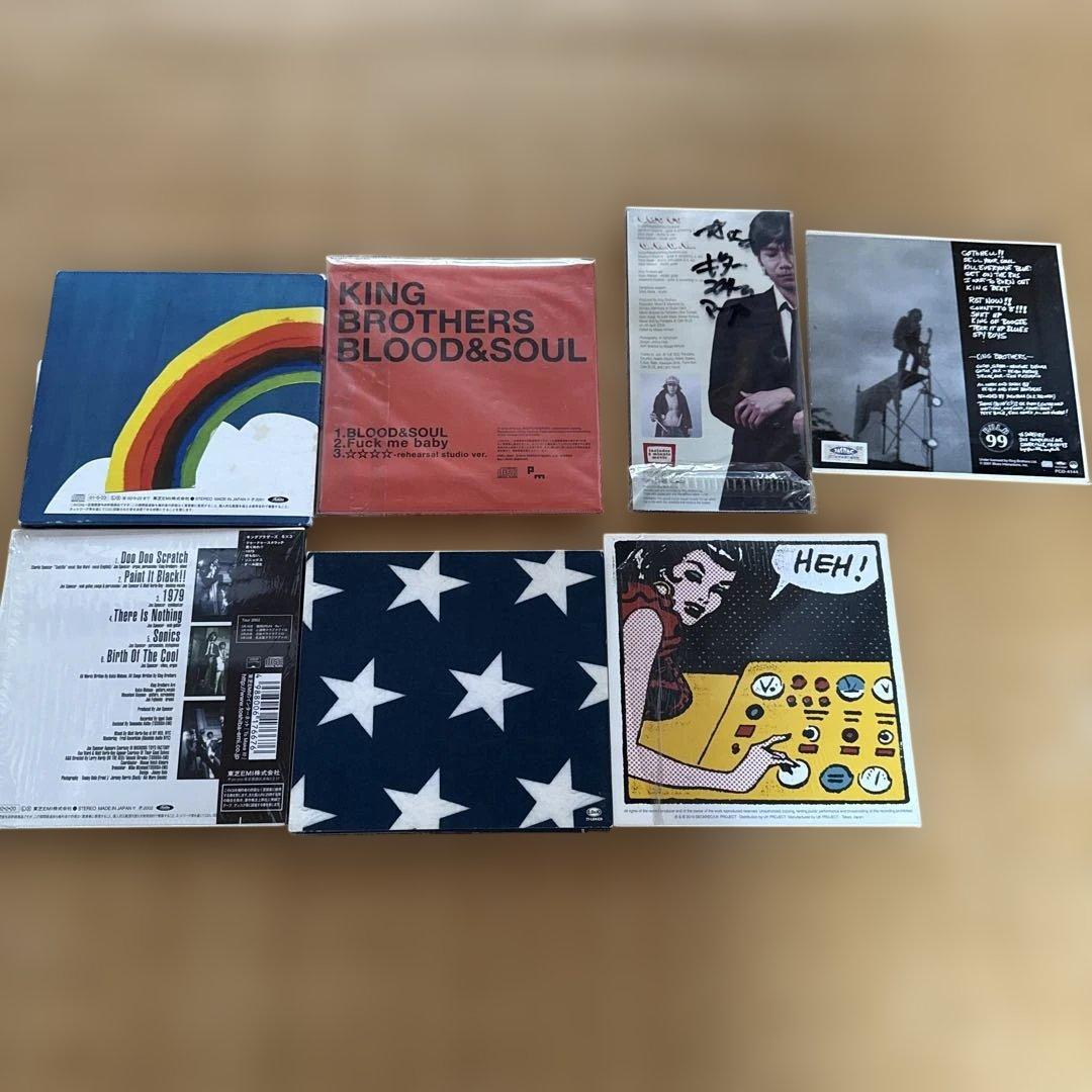 KING BROTHERS セット サイン入り 紙ジャケット - メルカリ