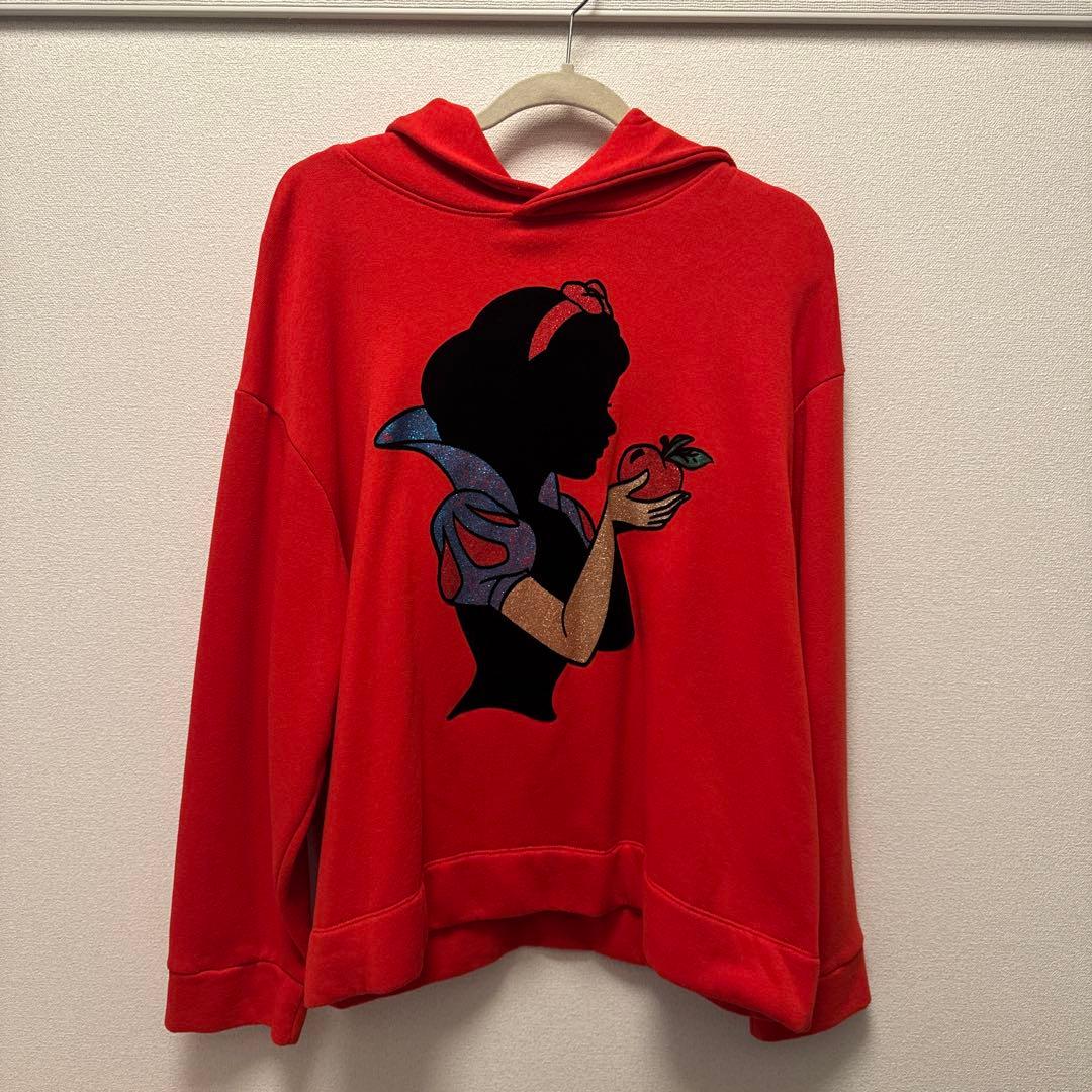 TWICEモモ着用】ZARA スウェット裏起毛パーカー白雪姫 ディズニー