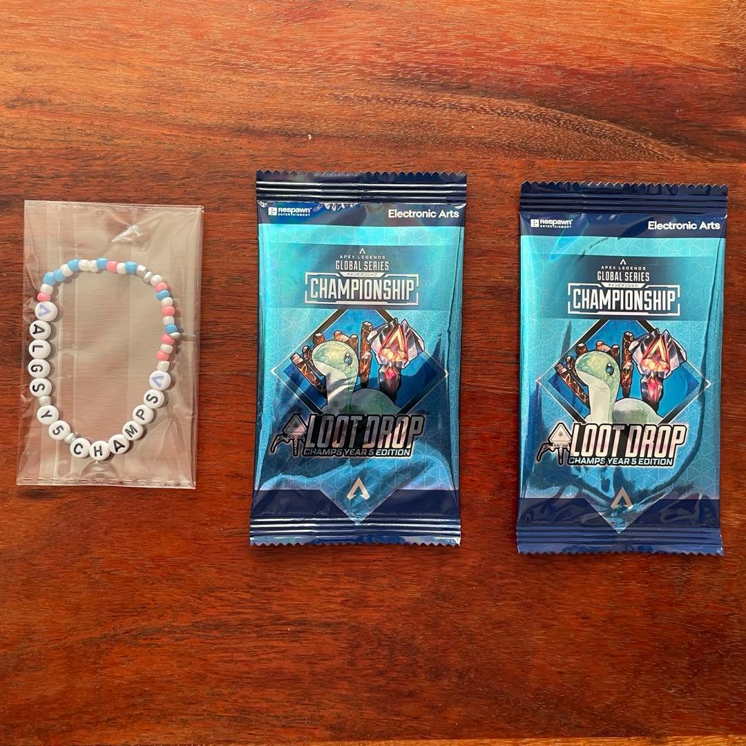 ALGS Year5 札幌大会 非売品ブレスレット＋記念カード2枚　公式　非売品 学割チケット] Apex Legends™ Global Series Year 5 Championship