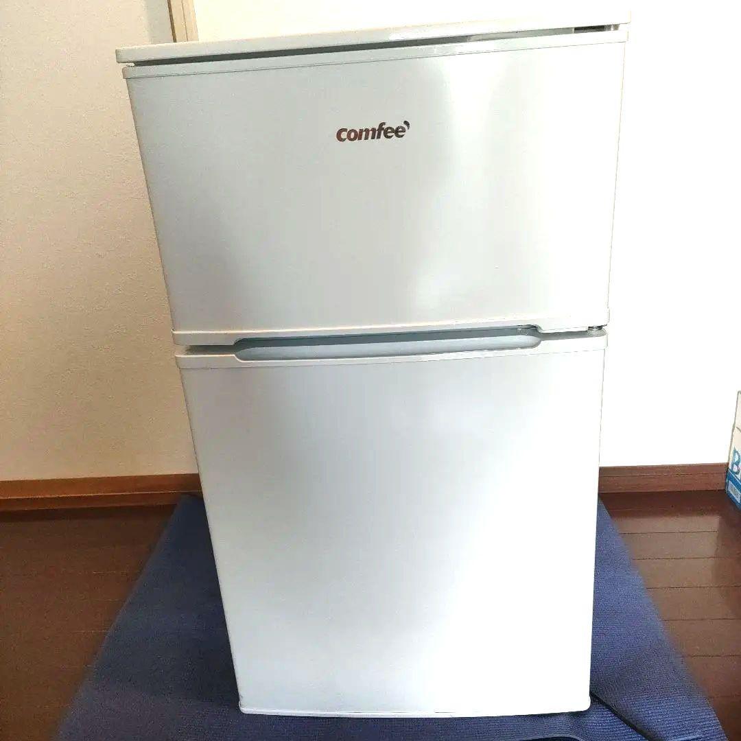 COMFEE'　冷凍　冷蔵庫　RCT90WH/E　2022年製　90L　送料無料 comfee RCT90WH/E 冷蔵庫 90L 小型 2ドア 冷蔵庫