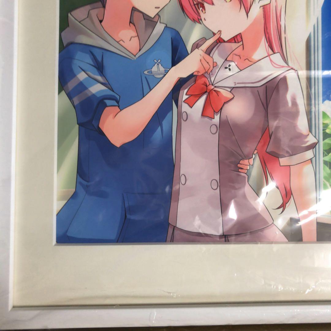 畑健二郎展 トニカクカワイイ 12巻表紙 サイン入り 複製原画 M×××