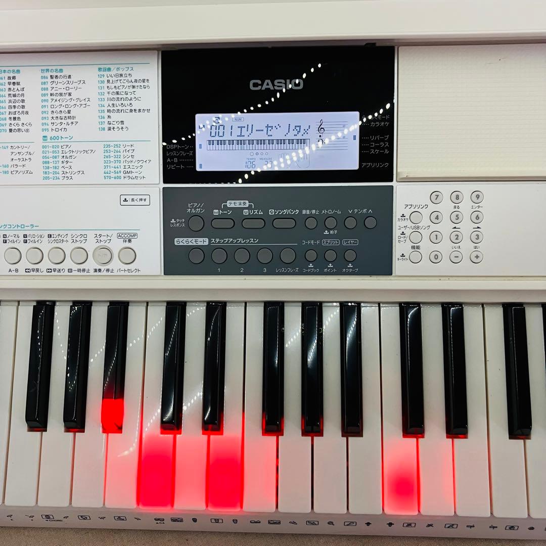 CASIO LK-512 光ナビゲーションキーボード 61鍵 - メルカリ