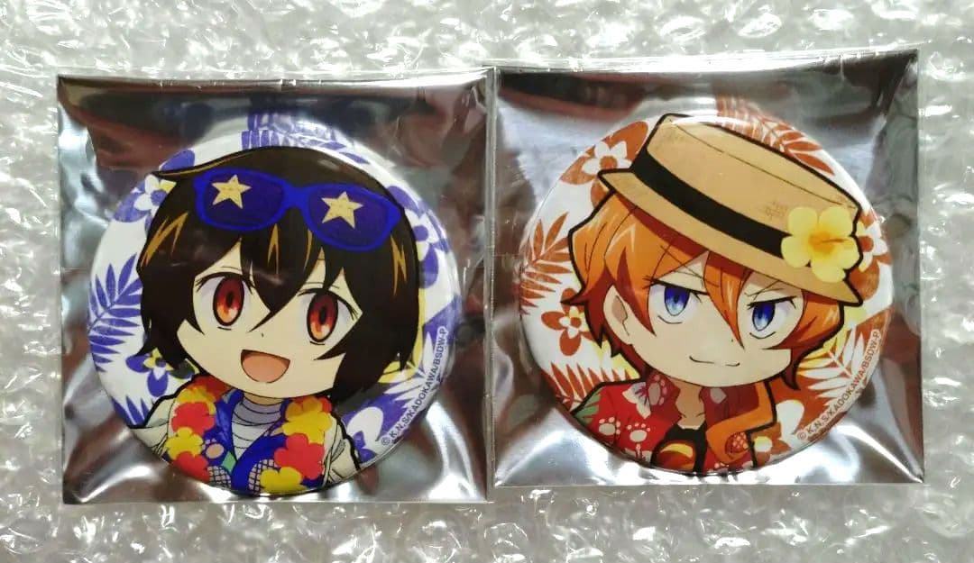 ごきげんサングラス　アロハ　中也　缶バッジ　文豪ストレイドッグス　太宰　わん 文豪ストレイドッグス わん！商品の検索結果【EDITH ONLINE