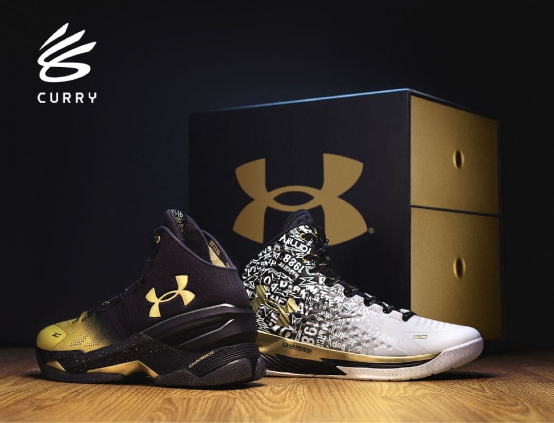 カリー1＋カリー2 〈BACK-TO-BACK MVP PACK〉 Under Armour Curry 1 & 2 Retro 'Back-to-Back MVP' Basketball Shoes