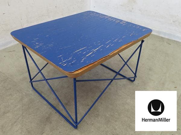 ハーマンミラー/イームズワイヤーベーステーブル■4.9万円■ミッドセンチュリー■ ハーマンミラー / Herman Miller イームズワイヤーベース ローテーブル