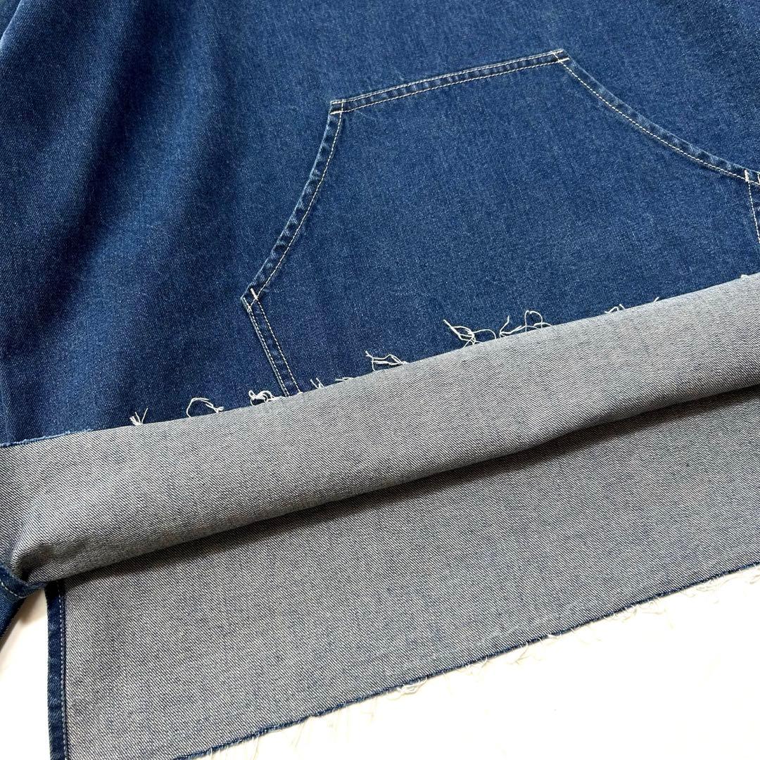 極美品ウィムガゼットインフルエンサーコラボデニムフーディー2025定価