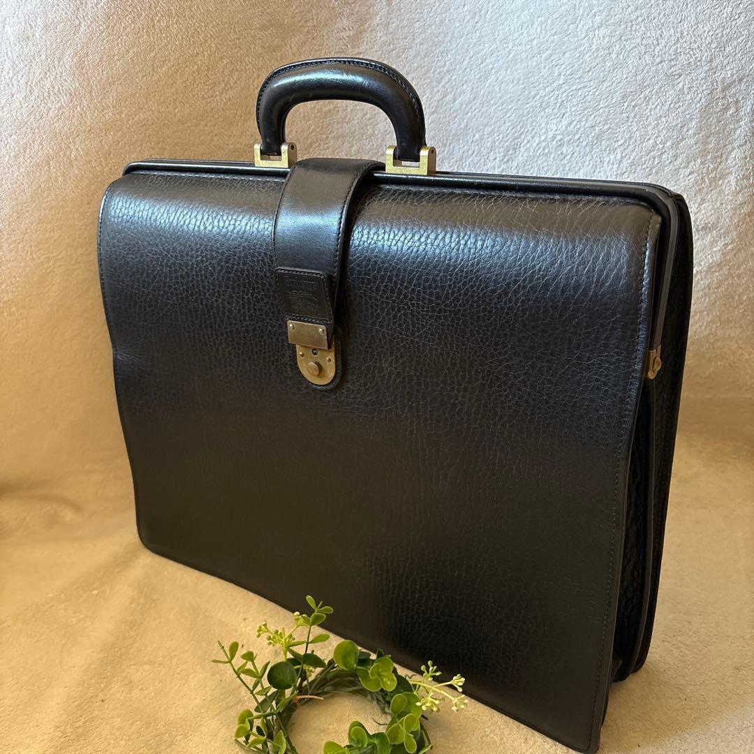 レア✨BURBERRY ダレスバッグ ブラック レザー シボ革 ビジネスバッグ 楽天市場】【バッグ】BURBERRY バーバリー ダレスバッグ ビジネス