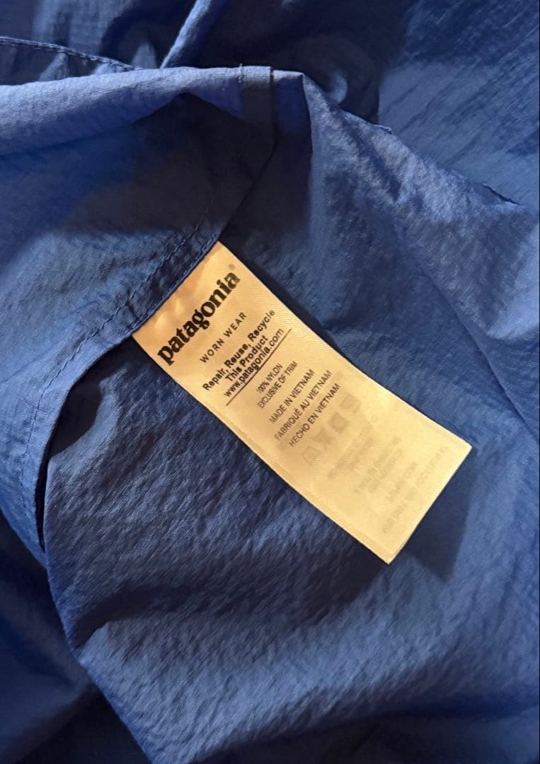 美中古】パタゴニア フーディニジャケット バイキングブルー メンズs