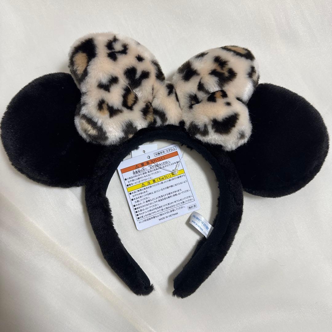 ミニー ヒョウ柄カチューシャ ディズニー 新品 レオパード - メルカリ