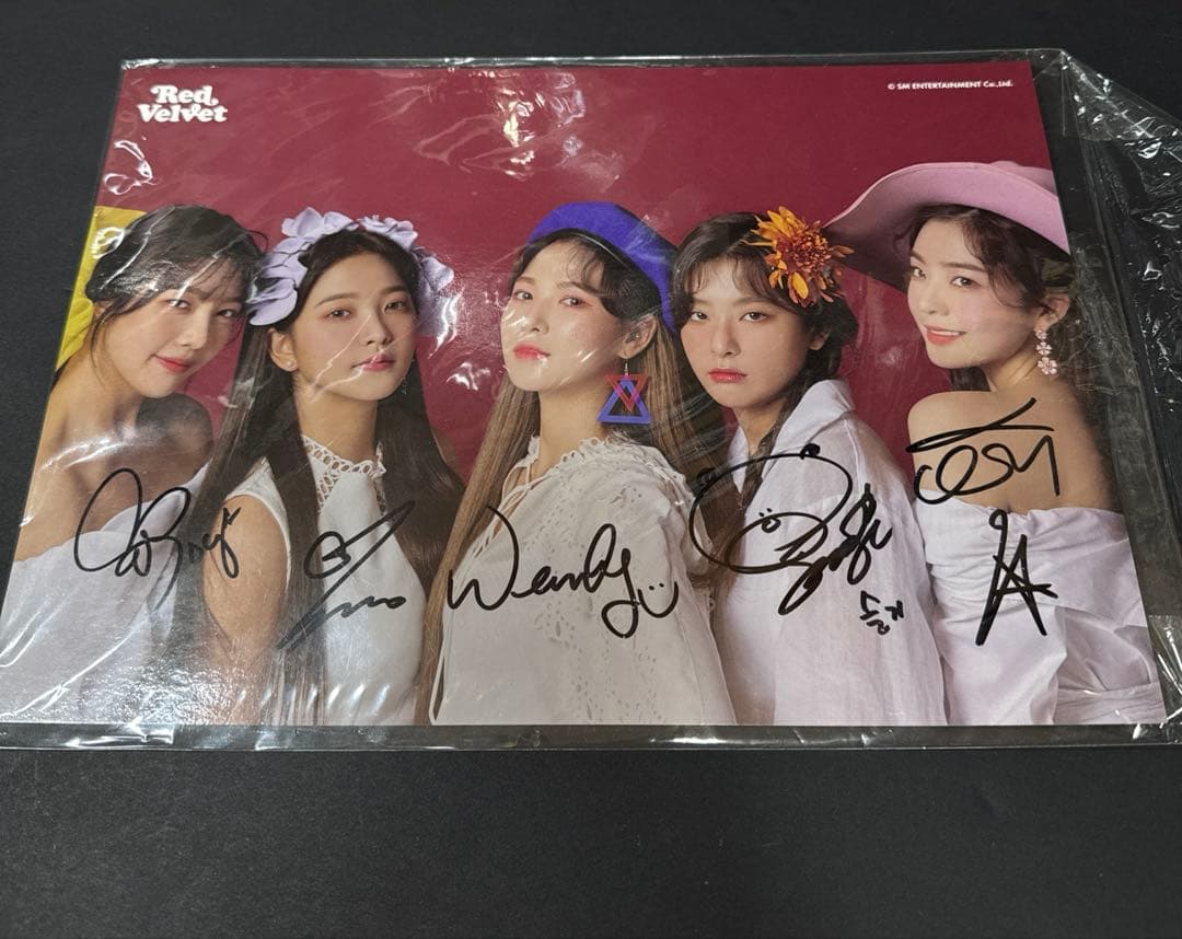 redvelvet ジョイサイン直筆シールポストカード