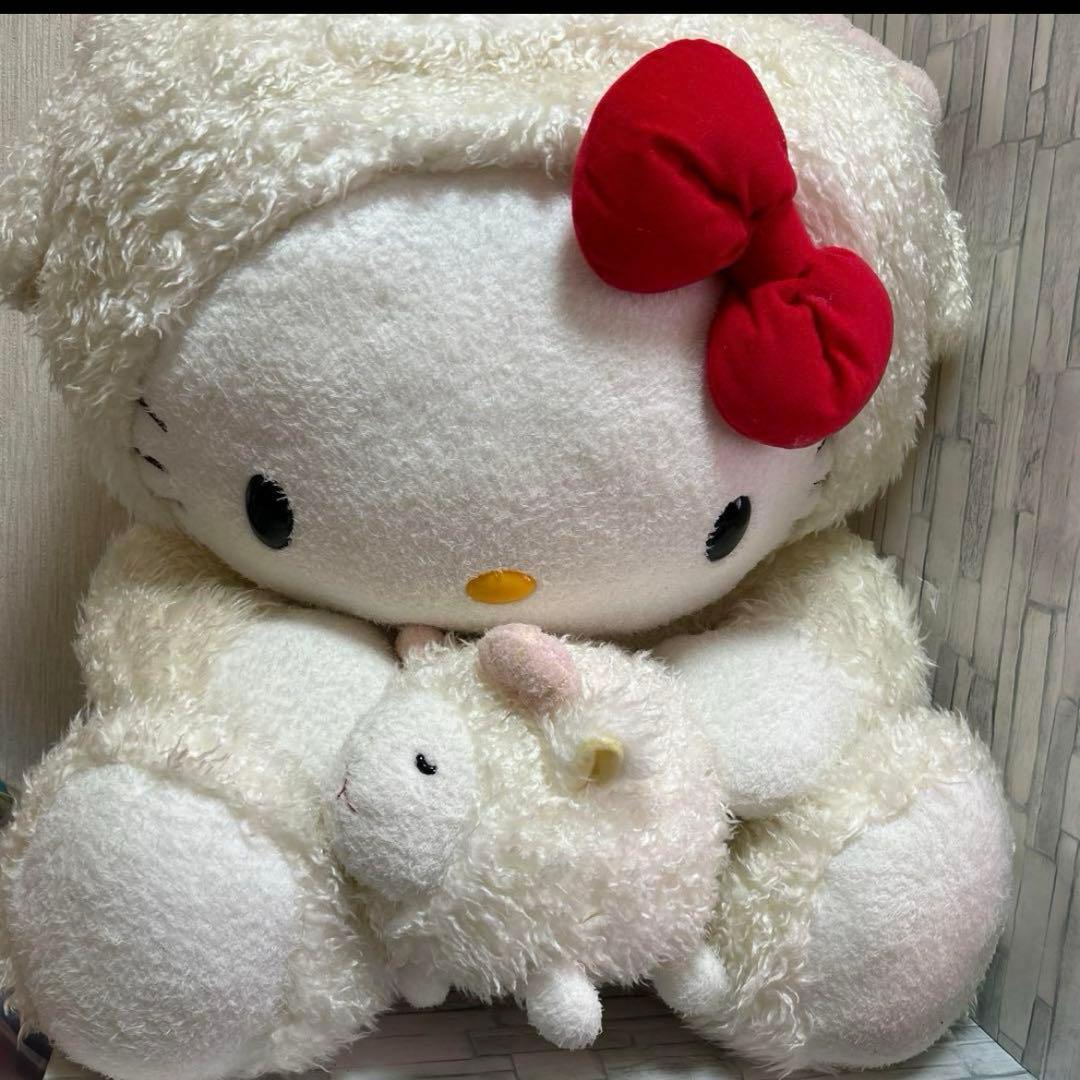 激レア！2002年 巨大ヒツジ XXLサイズ ハローキティ 羊 干支