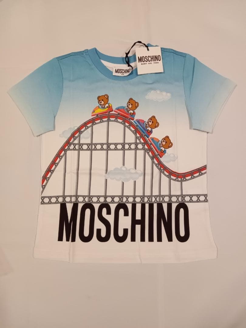 MOSCHINO♡テディベアコースターTシャツ♡8A MOSCHINO♡テディベアコースターTシャツ♡8A