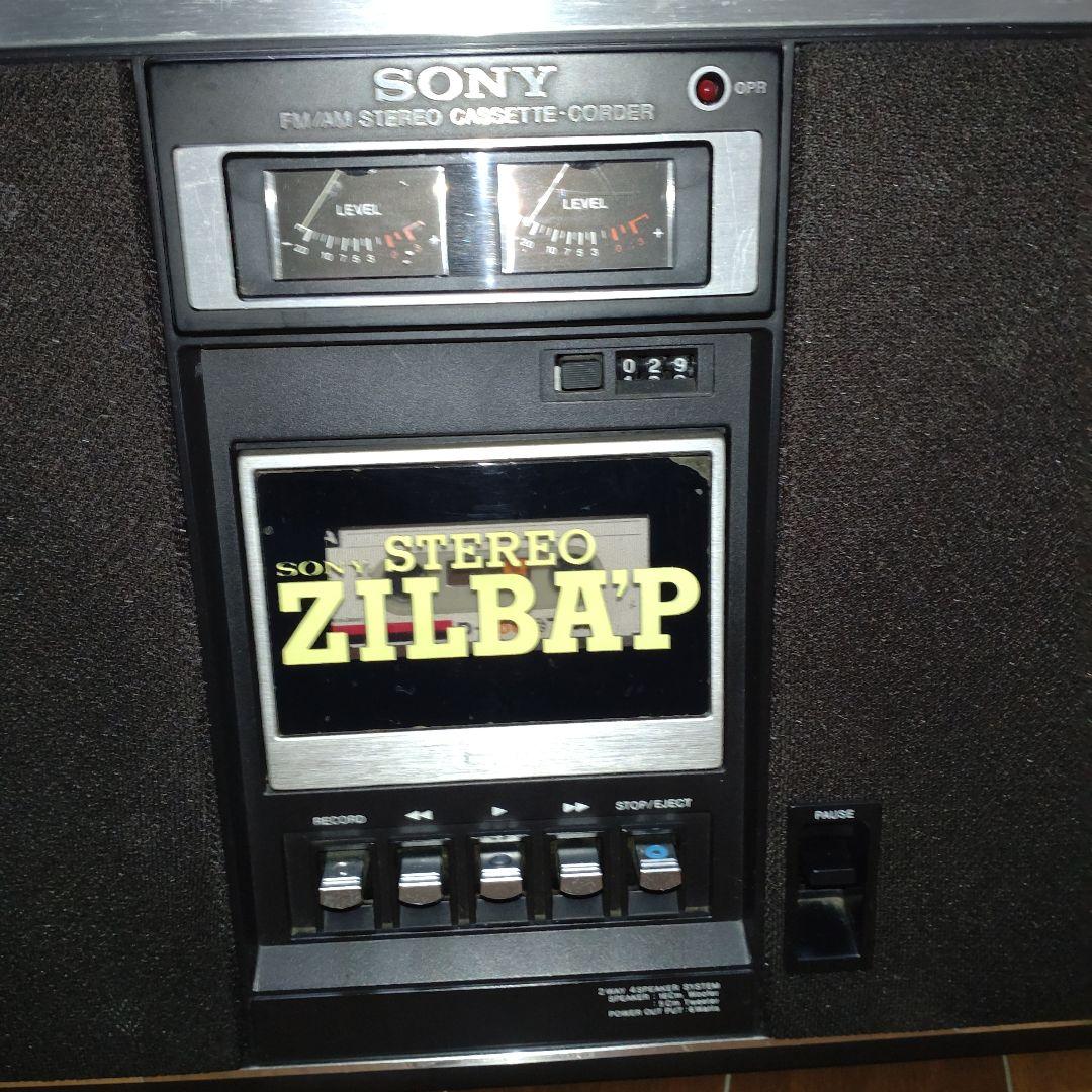 SONY ソニー ラジカセ ステレオ ジルバップ ZILBAP CF-6600 - メルカリ