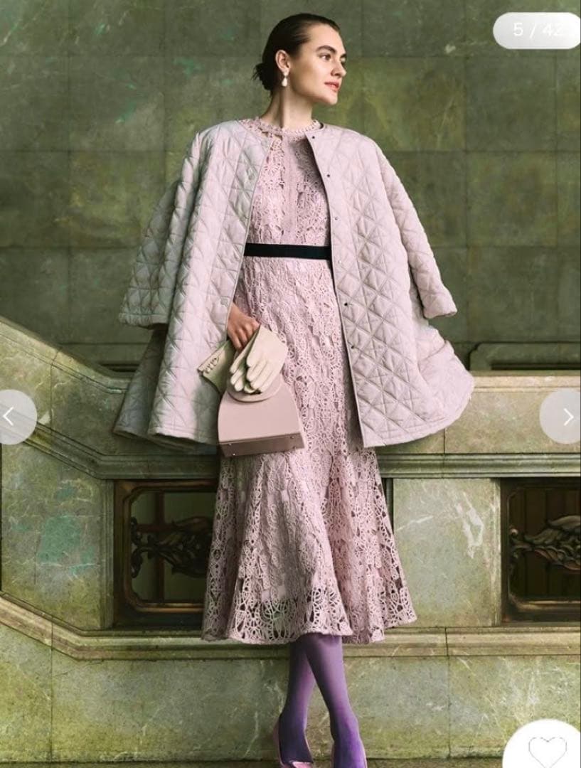 美品CELFORDセルフォードレースマーメイドワンピース佳子様佳子さま