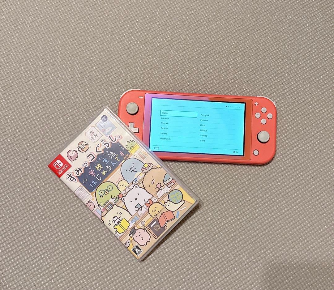 Nintendo Switch Lite コーラル すみっコぐらし付き Nintendo Switch Lite コーラル [ゲーム機本体] 任天堂｜Nintendo 通販
