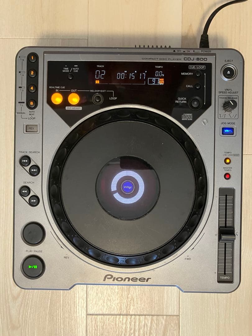 「Pioneer CDJ-800 動作確認済み シルバー 新品レンズ交換済】 Pioneer CDJ-800 動作確認済み OH済 - メルカリ