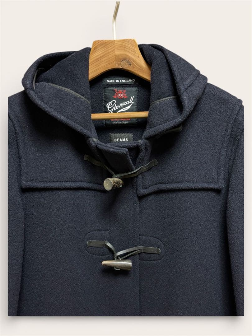 グローバーオール➕ビームス　ネイビー ダッフルコート BEAMS（ビームス）の「GLOVERALL×BEAMS / 別注 ネイビー ウールボア
