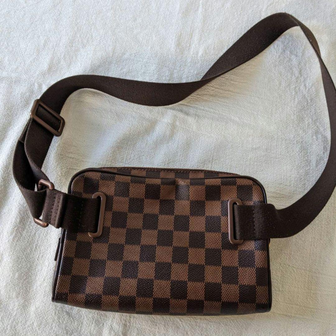 美品 ルイヴィトン ダミエ バムバッグ ブルックリン - メルカリ