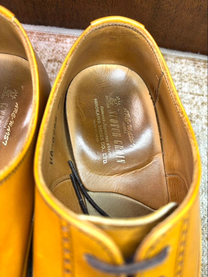 【匠】SCOTCH GRAIN ストレートチップ　26.5EEE 茶