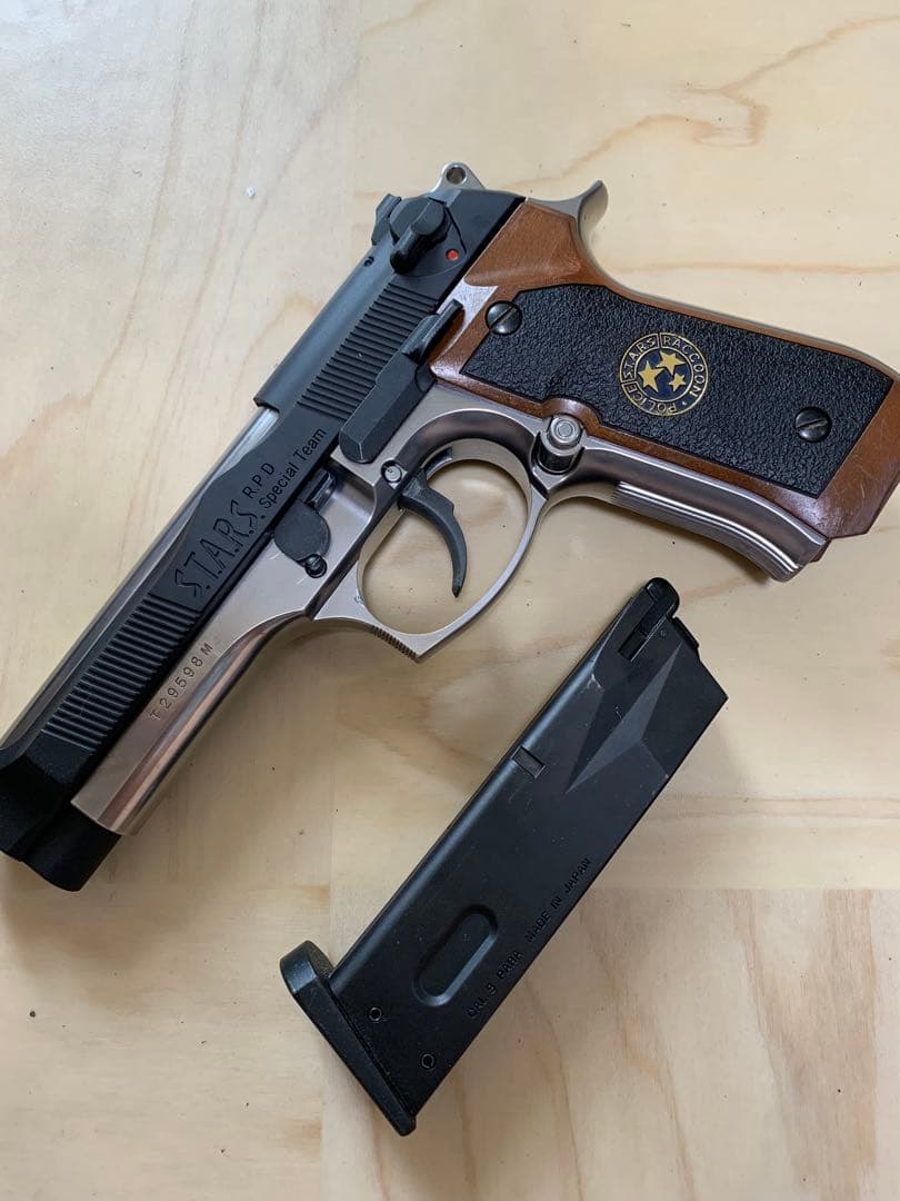 東京マルイサムライエッジスタンダードモデル　固定ポップ　ハーフシルバー サムライエッジ スタンダードモデル〈ハイグレードタイプ〉 - ガス