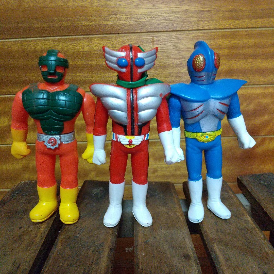 貴重当時物】超神ビビューン ソフビ 3体セット - メルカリ