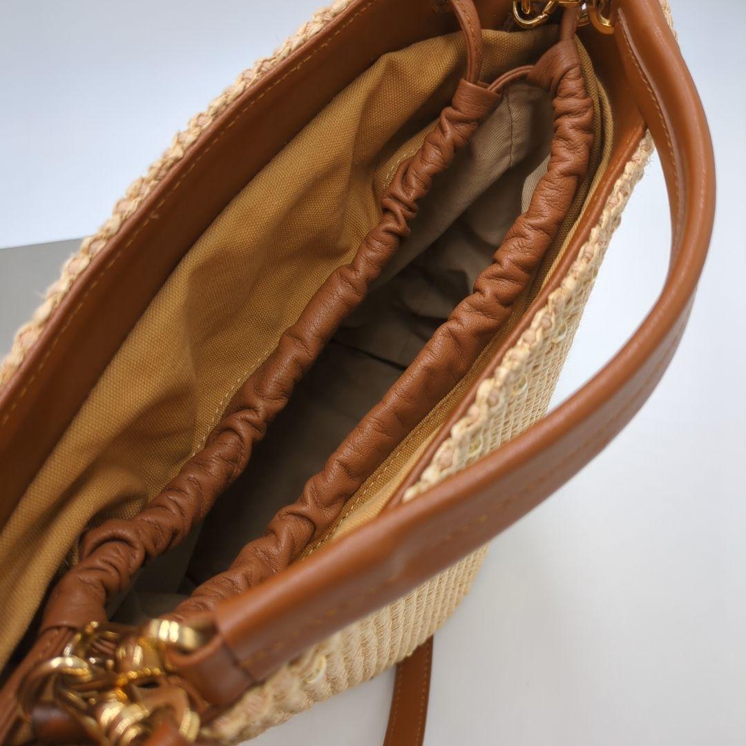 美品 クリスチャンヴィラ タッセル バケツ型 スタッズ付き 2way - メルカリ