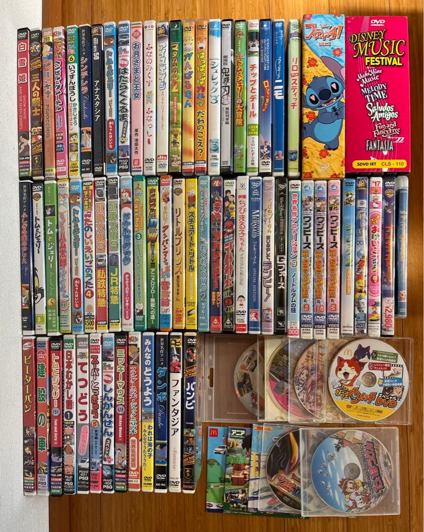 ディズニーなど子供向け DVD まとめ売り 約80枚セット 未検品 - メルカリ