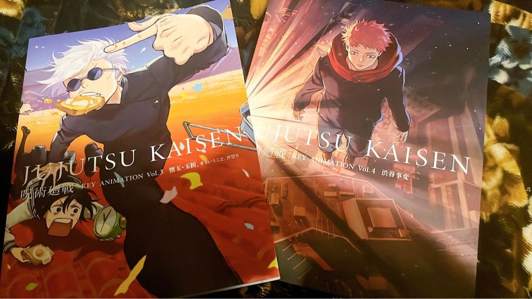 呪術廻戦 原画集 KEY ANIMATION vol.3、vol.4 - メルカリ