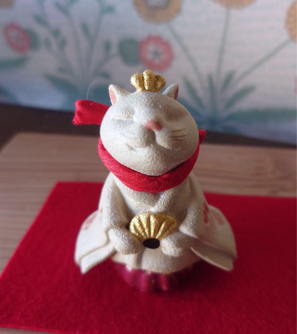 ねこ雛　m(=✧ω✧=)m✧ ✧ ✧ 立ち雛　猫ひな