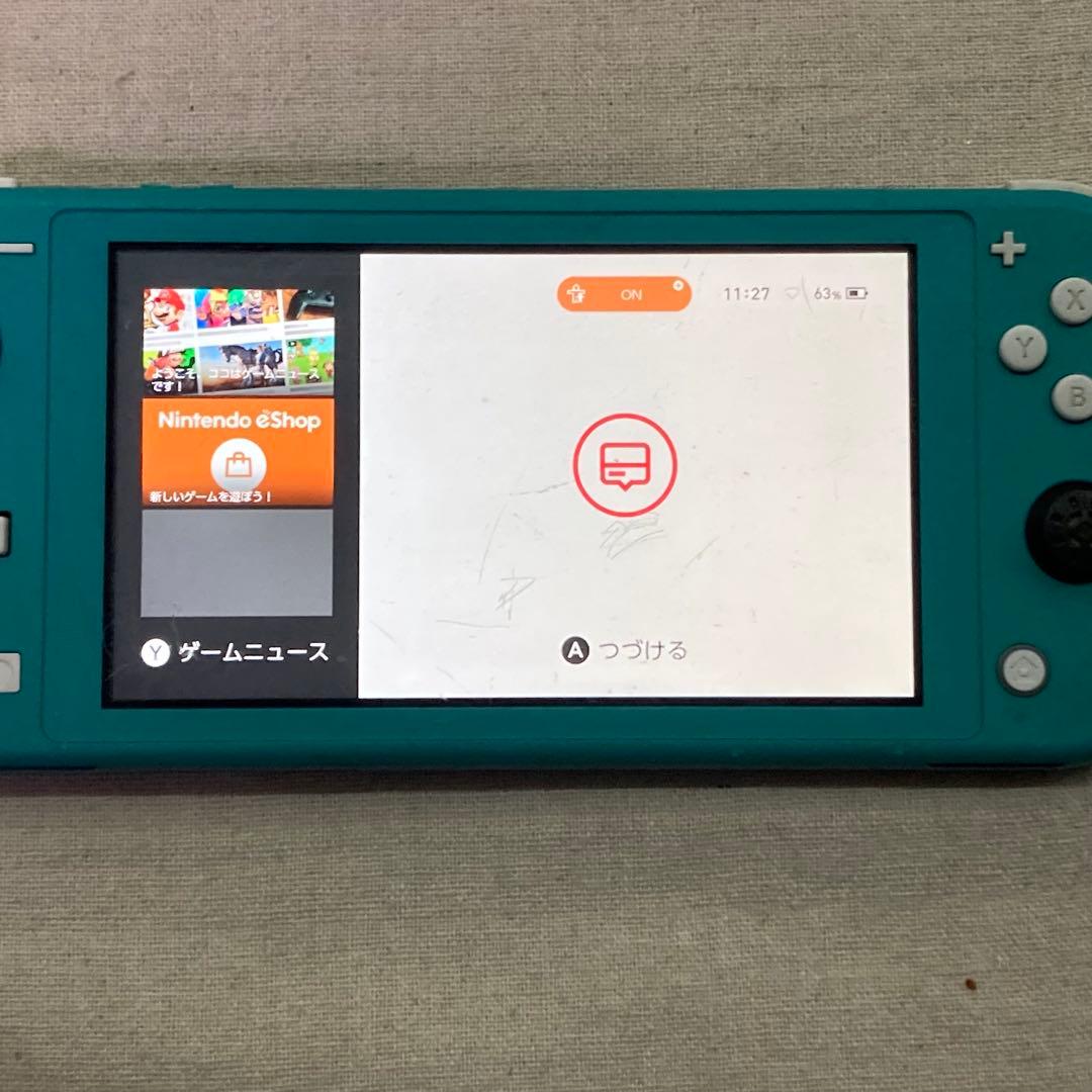 現状品 Nintendo 任天堂 Switch Lite ターコイズブルー JA - メルカリ