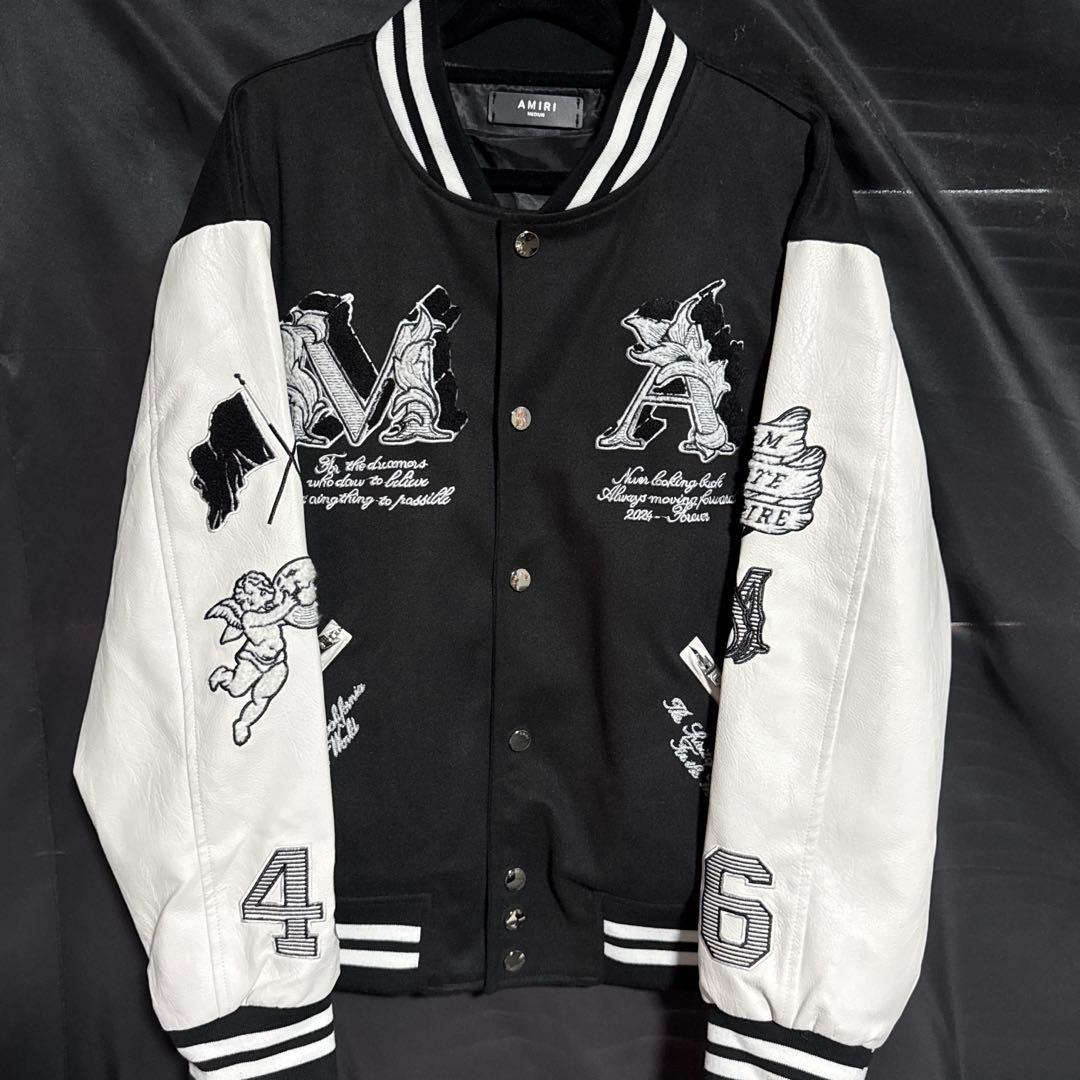 柳*斗様 AMIRI アミリ スタジャン Mサイズ - メルカリ