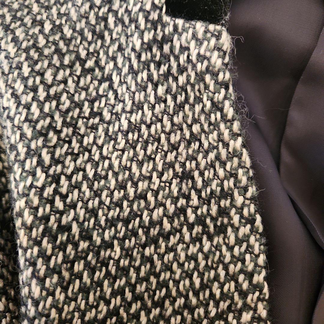ビソウン BISOWN MIX TWEED JACKET - メルカリ