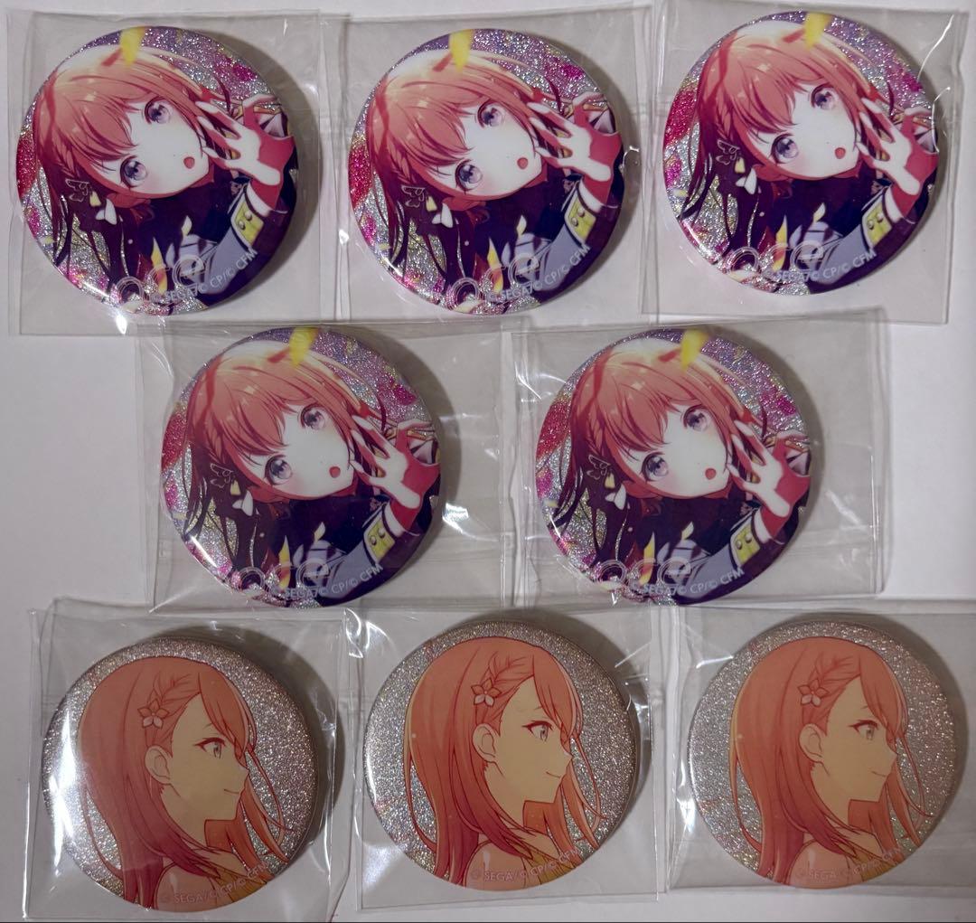 プロセカ 花里みのり ワールドリンク 缶バッジ 8個 バラ売り不可